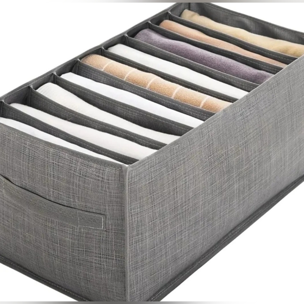 COPY1 Drawer Folding Organizer Clothes Boxes T-shirt Leggings Socks Closet Sto…
